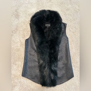 Express Faux Fur Vest
